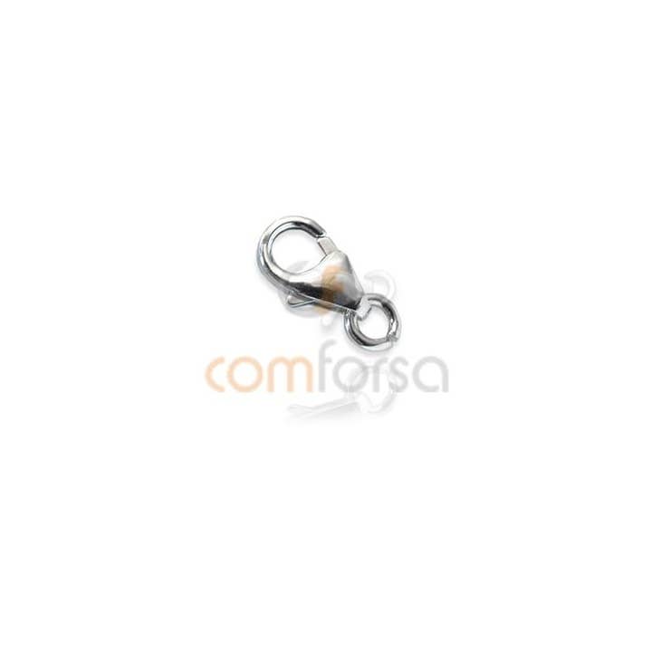 COM FORSA SL - Vendita all'ingrosso Fibbie per cintura - Moschettone Tondo Con Anello 4X7 Mm In Argento 925