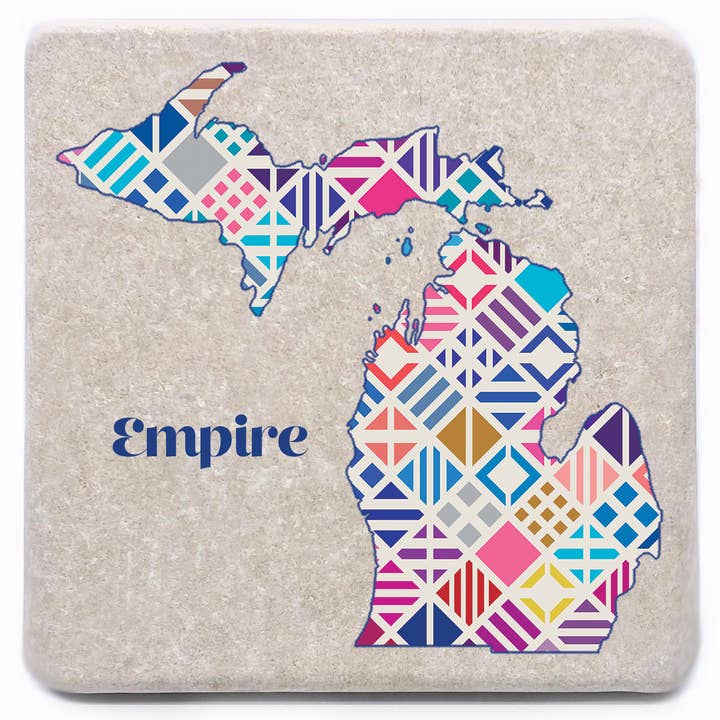 Aimant en forme de goutte avec motif géographique pour le Michigan ou votre État pour la vente par Noomoon