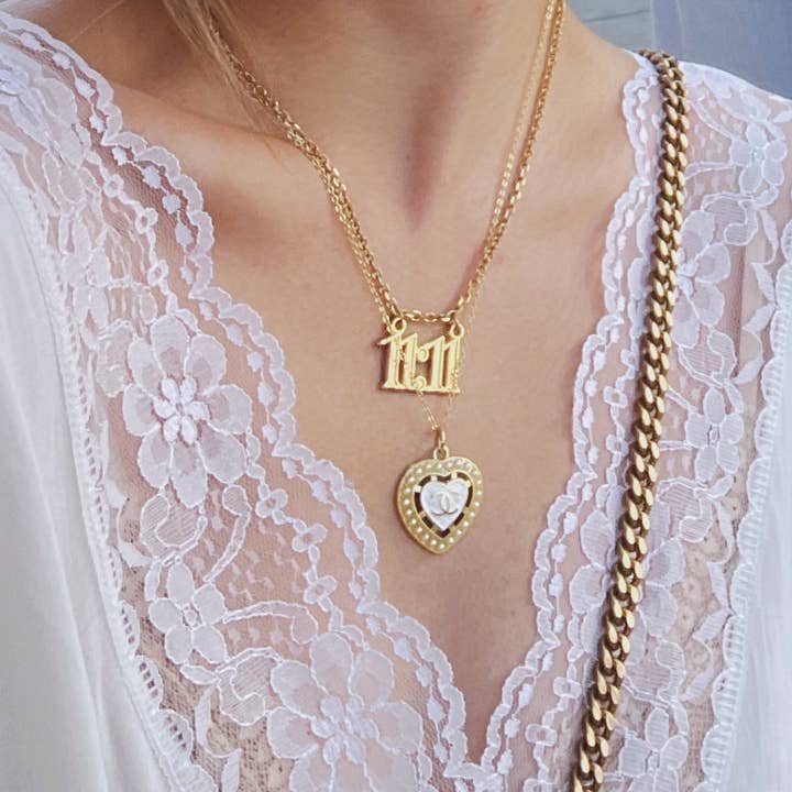 Lilly Baik – wholesale Pendant/charm necklace – 11:11 Charm Necklace
