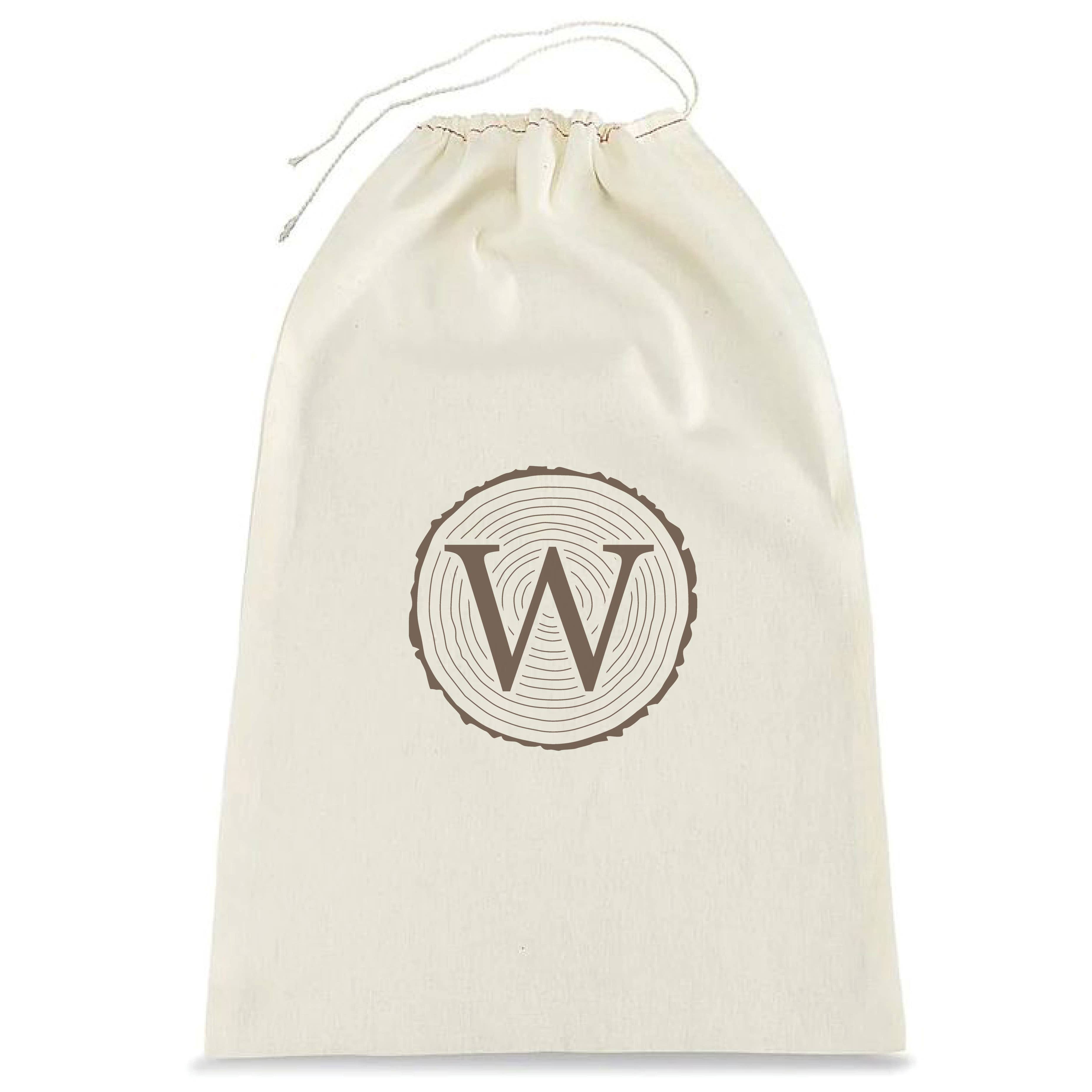Idea Chic - Wholesale Gift Bag - Custom Printed Muslin Fabric Bags for Your Store 8¨ x 12¨3