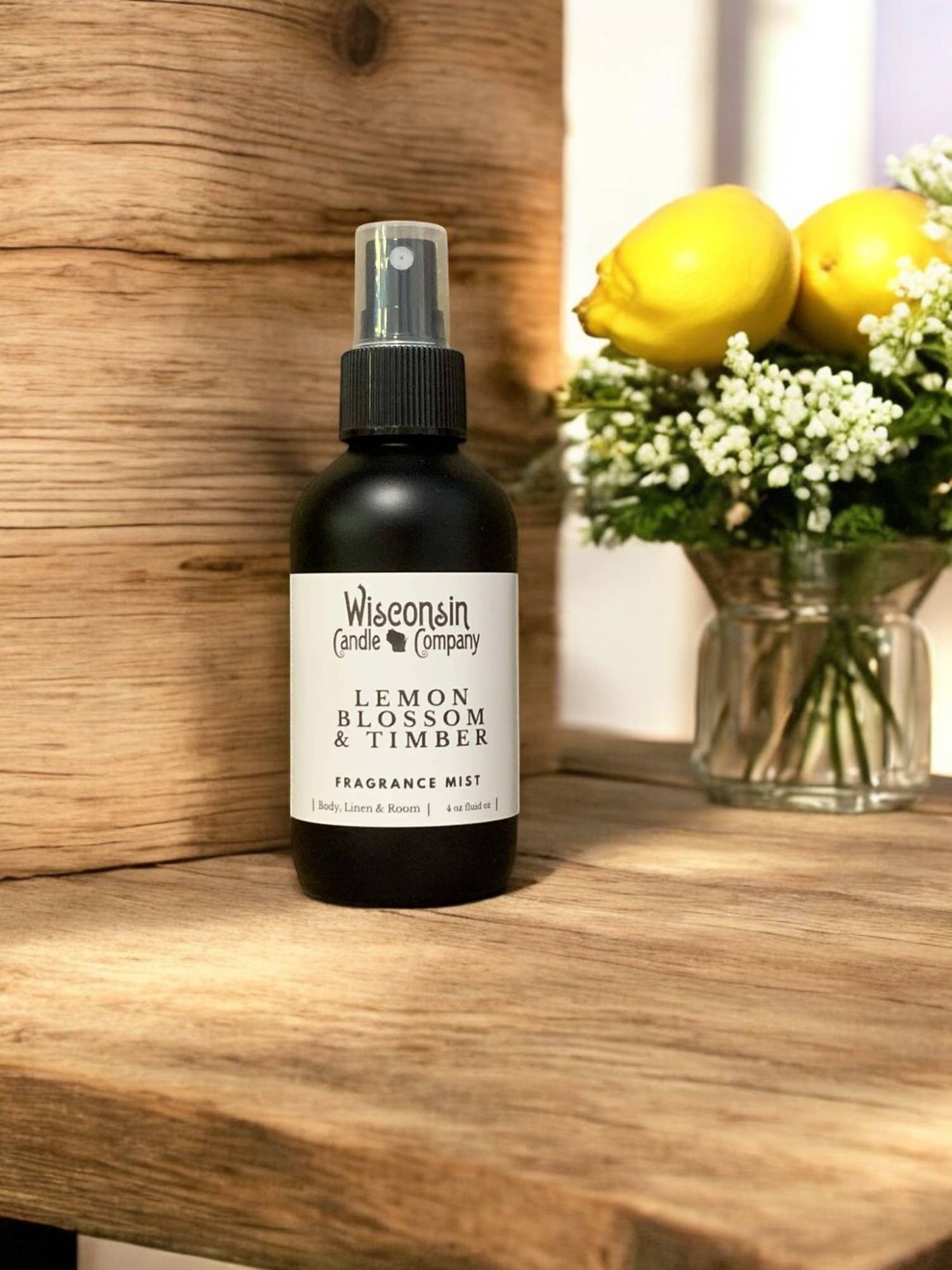 Wisconsin Candle Company - Vente Bougie en bocal - Fleur de Citronnier & Bois4