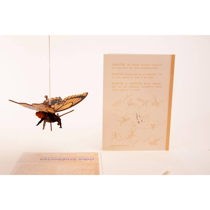 Formes Berlin GbR - Wholesale Craft Sewing Kit - Butterfly 3D decorative greeting card6