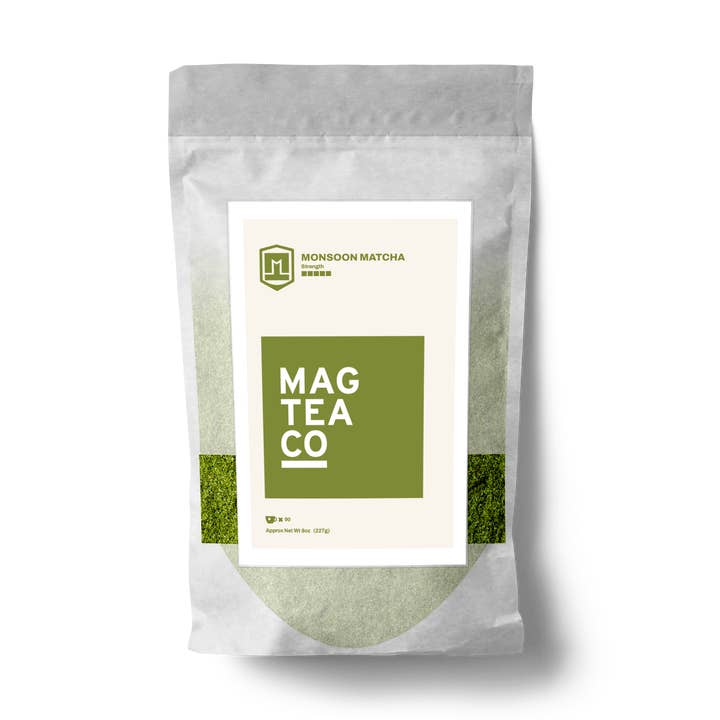 Monsoon Matcha 8 oz for wholesale by Fontana Coffee & Tea