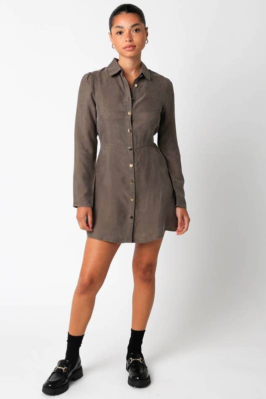 Olivaceous - Wholesale Dress - Women's - 2206-28LDZ7