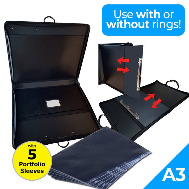 Valise de présentation portfolio artistique A3 pour la vente par Zieler