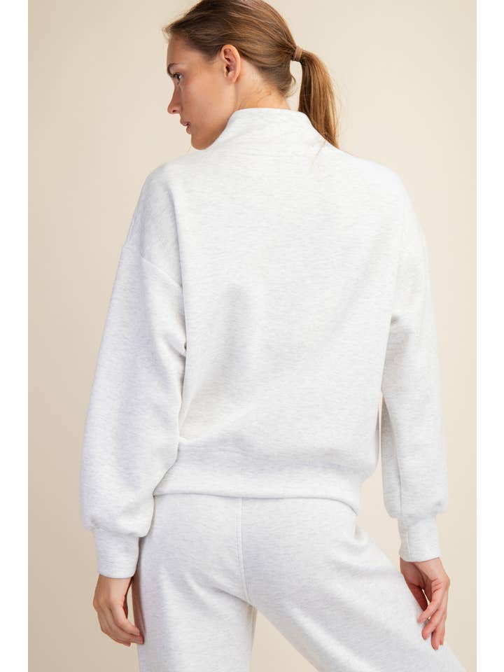 Rae Mode - Wholesale Jacket - Women's - MODAL SCUBA LUXE HALF ZIP JACKET38