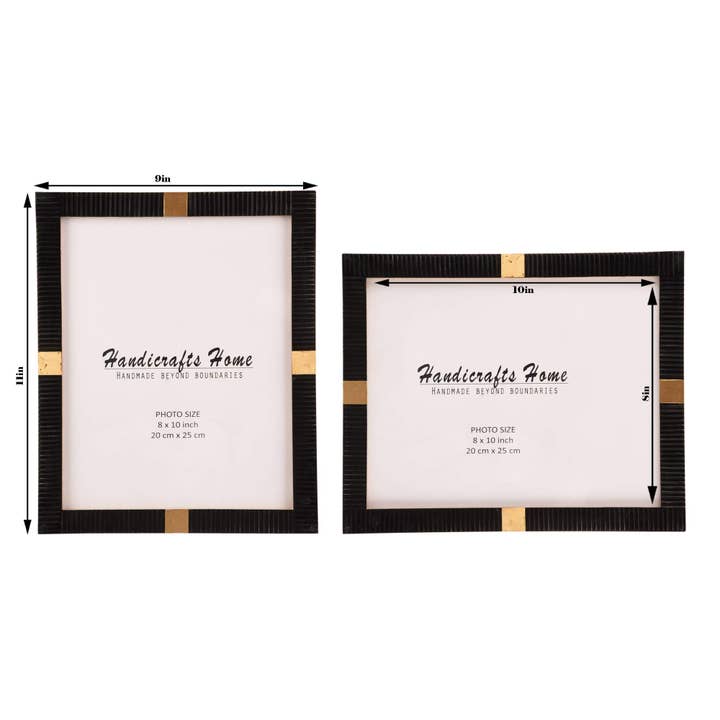 Muqeem & Brothers - Wholesale Picture Frame - Photo Frame Deco Focus Pack of 2, 3 Sizes3