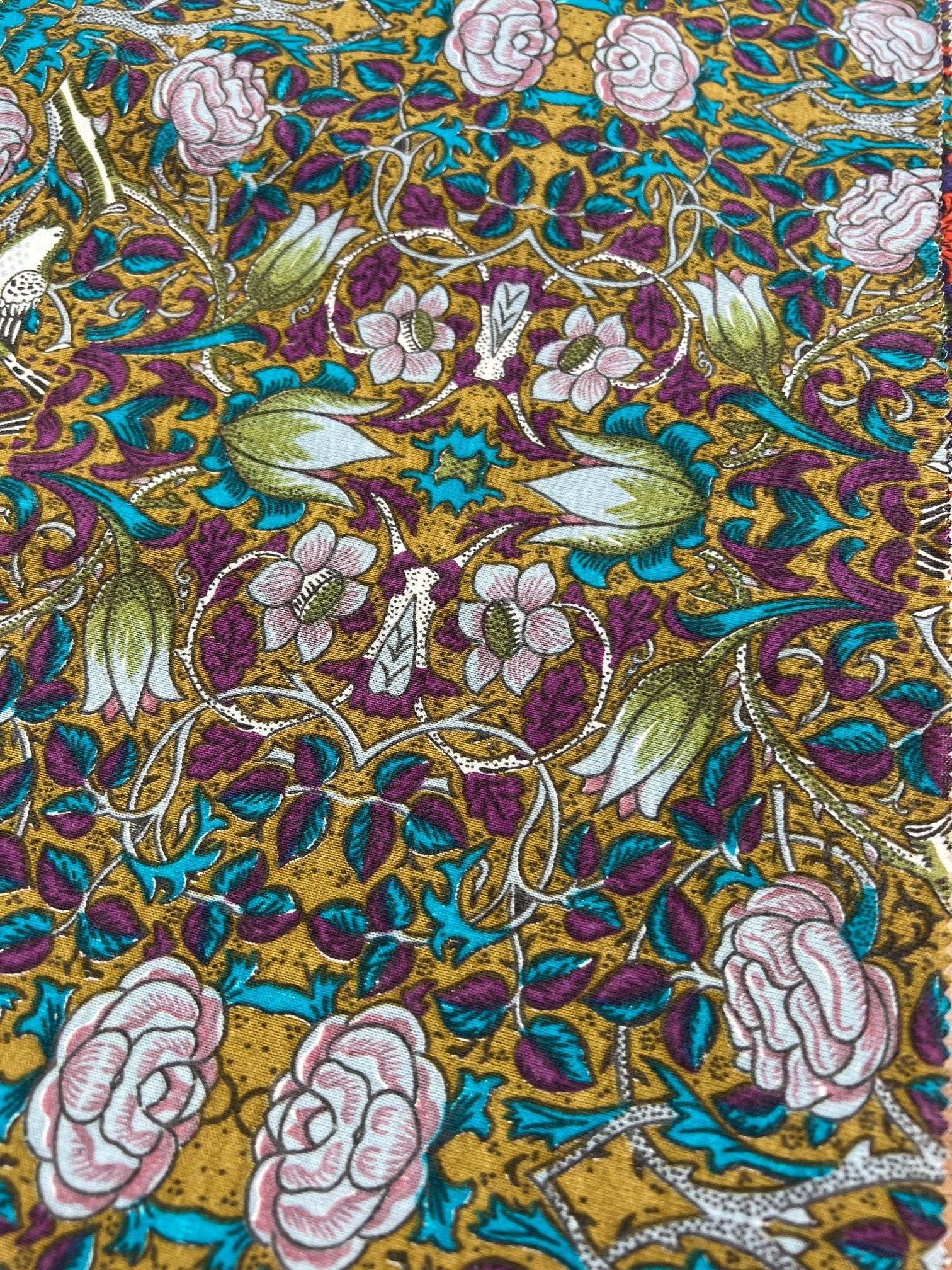 Woolcrest Textiles - Wholesale Fabric - Cotton Jersey Fabric Floral Printed Knitted Ideal For Skirt3
