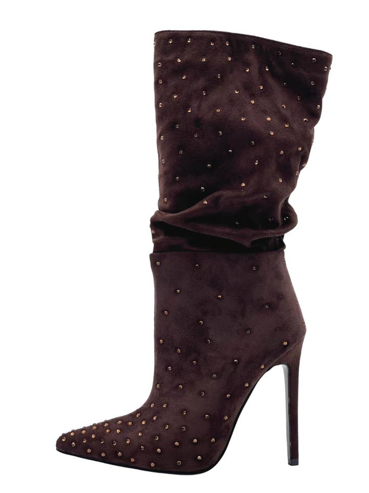 Stephan Paris - Wholesale Boots - Women's - C-270 rhinestone stiletto boots