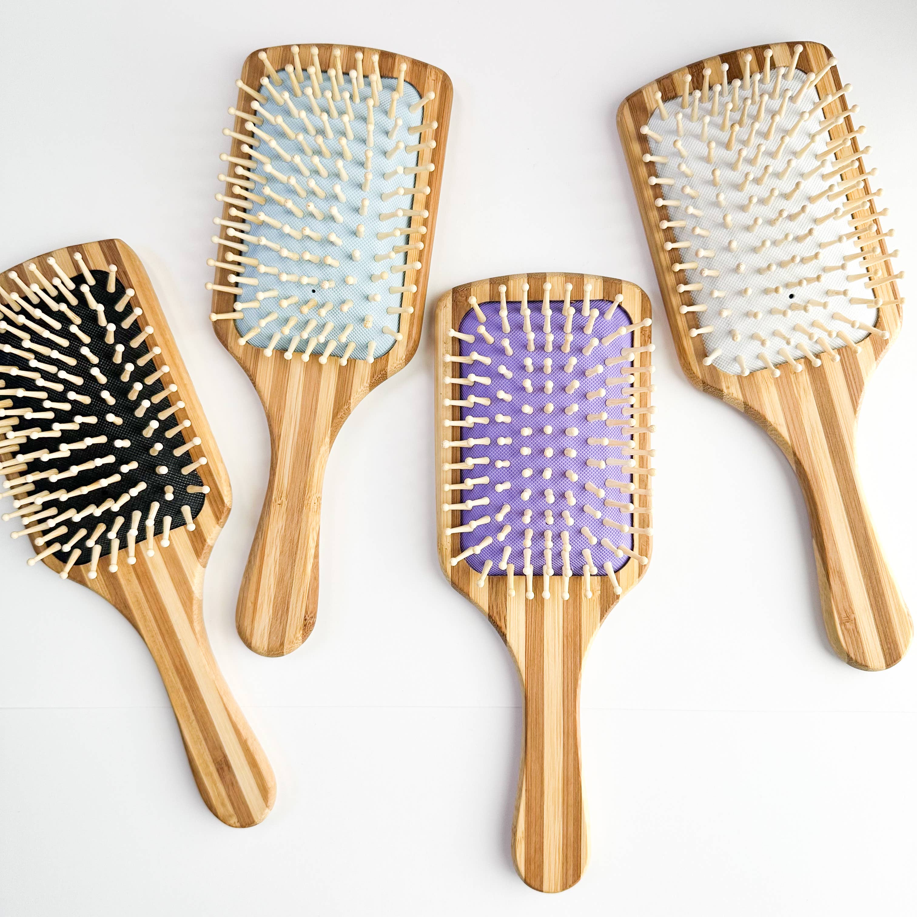 Smile Boutiques - Wholesale Hair Brush/Comb - Plastic Free Bamboo Hair Brush 1