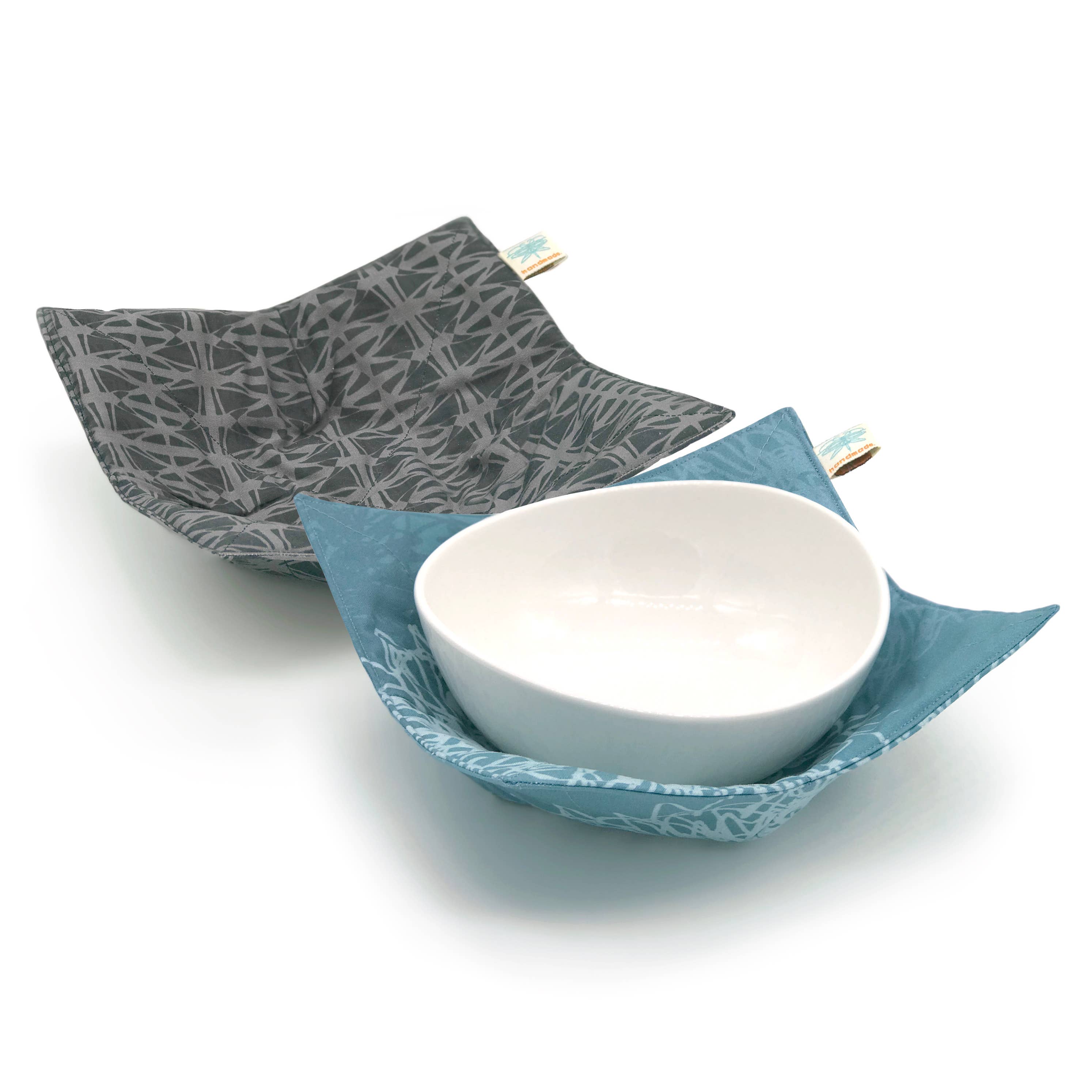 Shawn Sargent Designs - Vendita all'ingrosso Guanti da forno/Presine - Porta ciotola per microonde in vetro colorato nero10