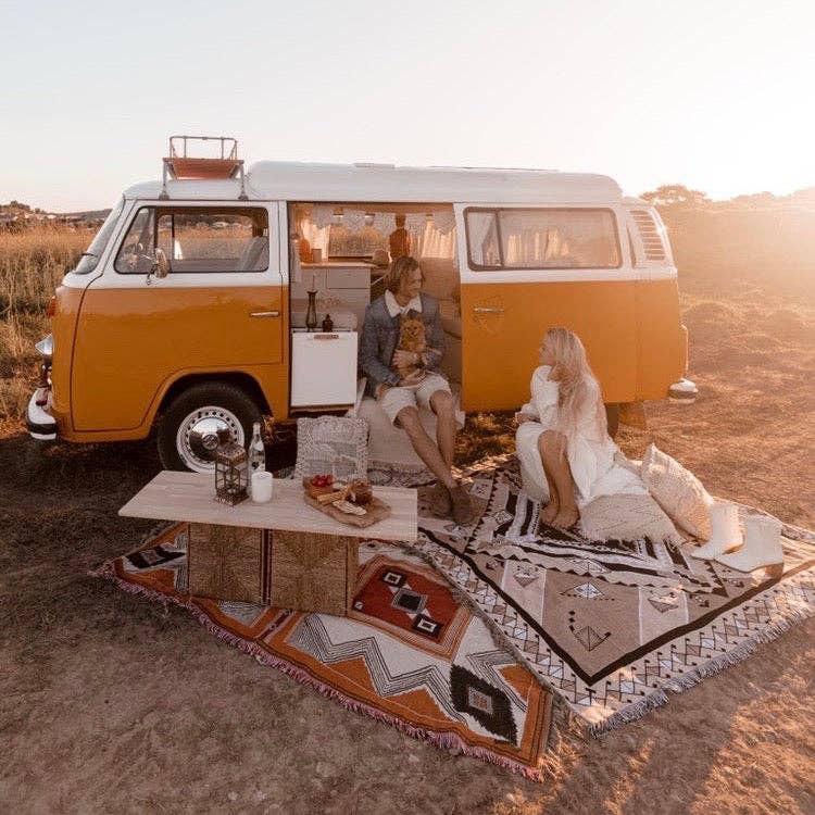 HENDEER - Wholesale Picnic Blanket - 'Nowhere Man' Woven Picnic Rug/Throw11