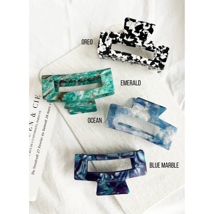 LoveLina - Wholesale Hair Clip - Women's - Jumbo 4-Inch Acetate Hair Claw - BETTY12