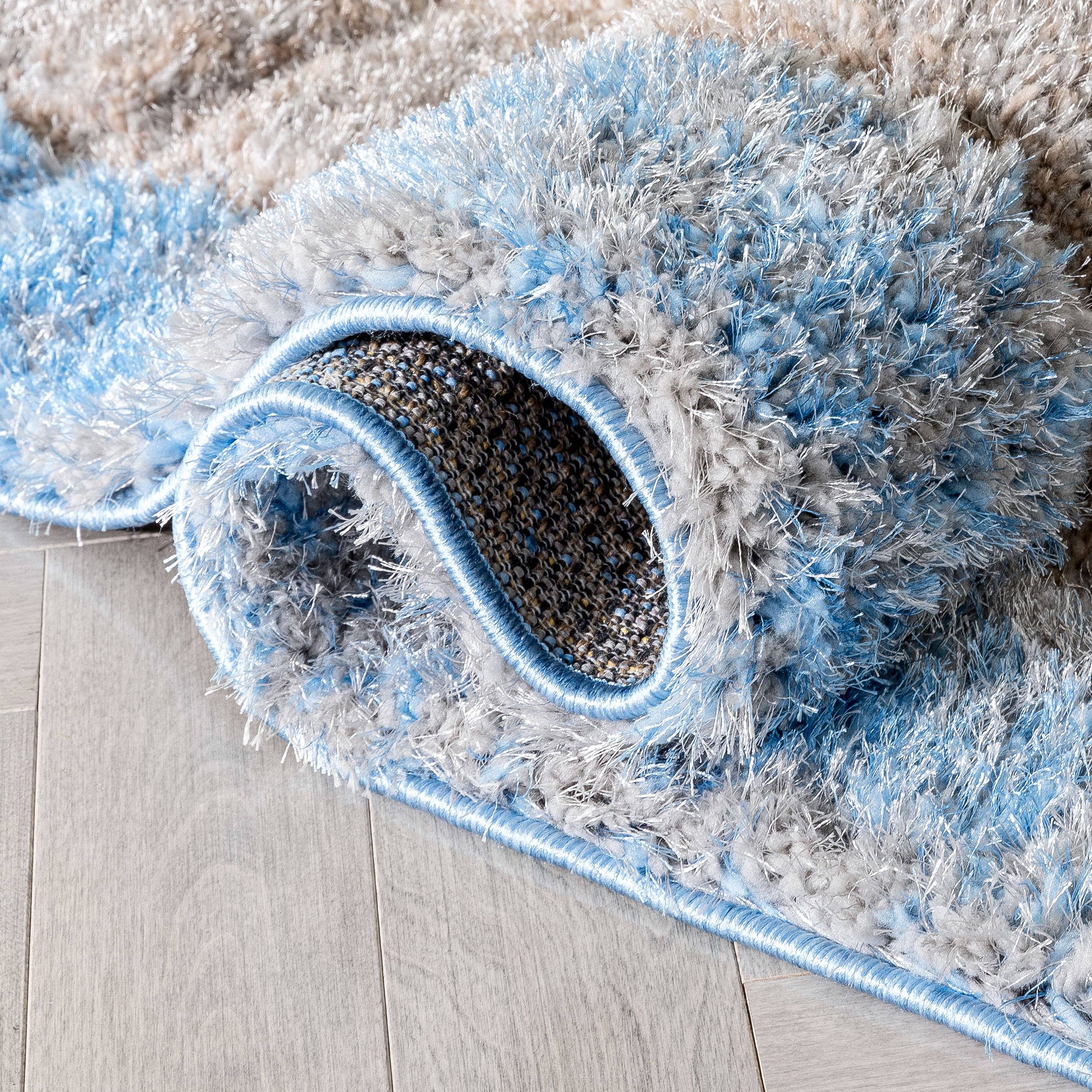 Well Woven - Wholesale Area Rug - Kenzo Retro Geometric Pattern 3D Textured Shag Grey Light5