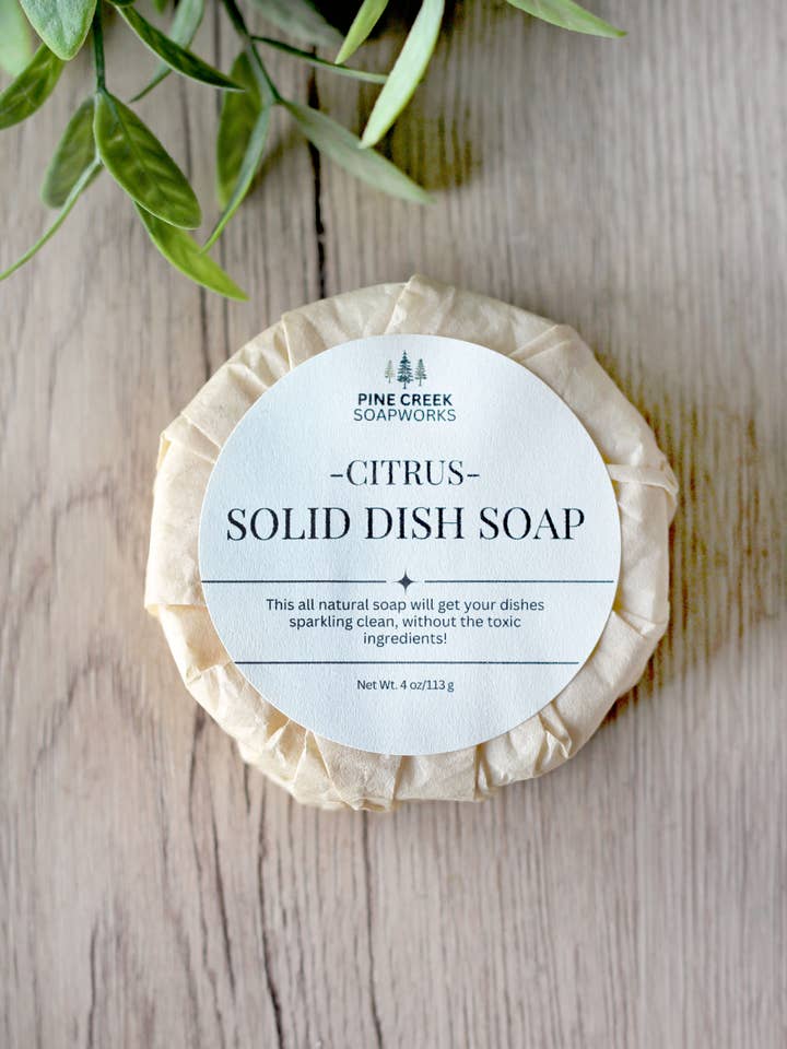 Solid Dish Soap for wholesale by Pine Creek Soapworks
