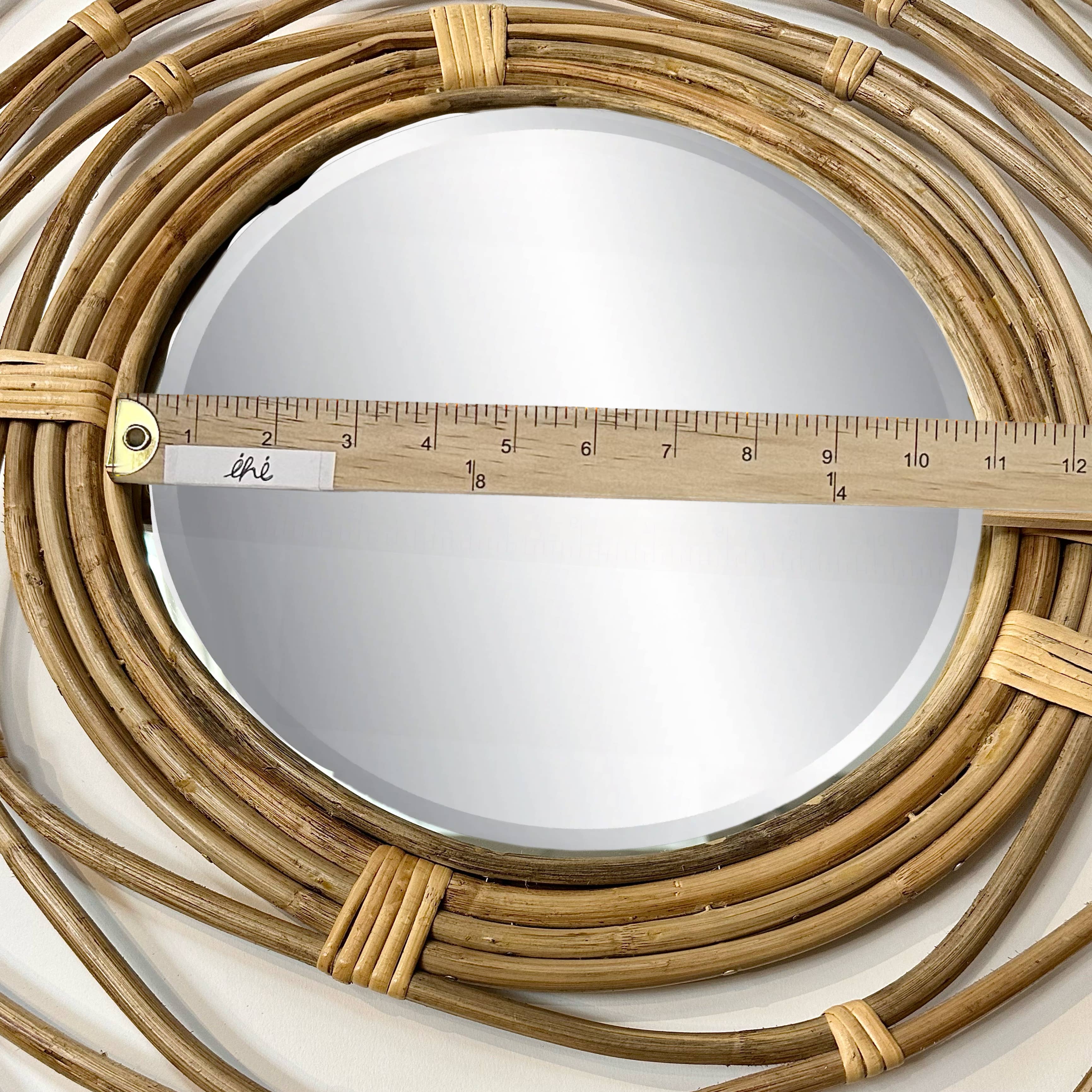India Handicrafts Inc - Wholesale Wall Mirror - Bamboo Round Mirror6
