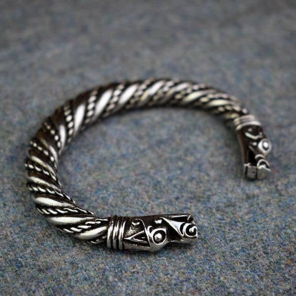 Koniske Band Viking Age tin replika Dragon armbånd for engroshandel hos Asgard