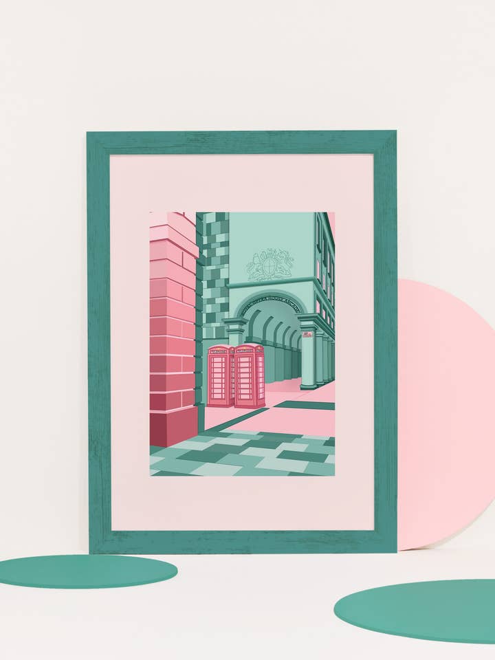 ‘London Palace Guards’ Print for wholesale by Pink and Mint Design