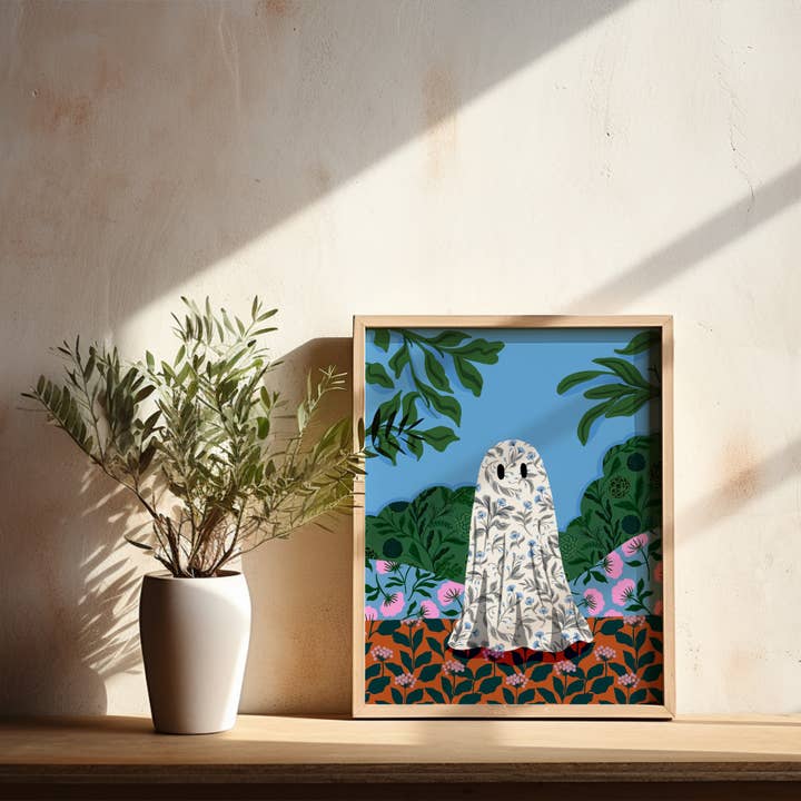 Tara Reed - Wholesale Art Print - "Garden Ghost" 8" x 10" Giclée Art Print1