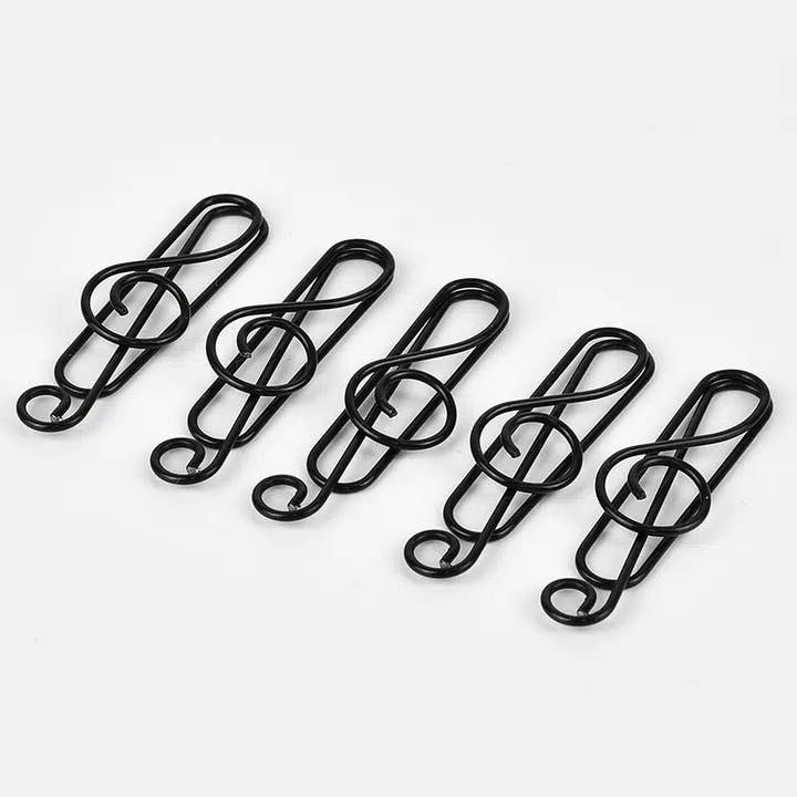 Magnifique Hearts - Wholesale Paperclip - Musical Notes Paper Clips, School Office Stationery Supplies