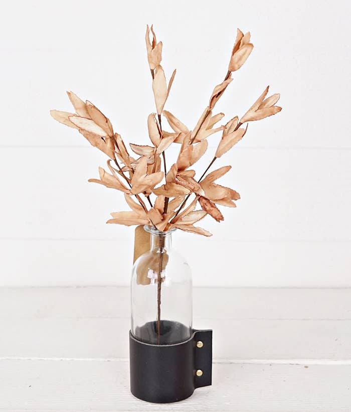 Holiday Depot Inc. - Wholesale Artificial Flowers - 30616- 16in Pick-PE Herb Leaves-Teastain2