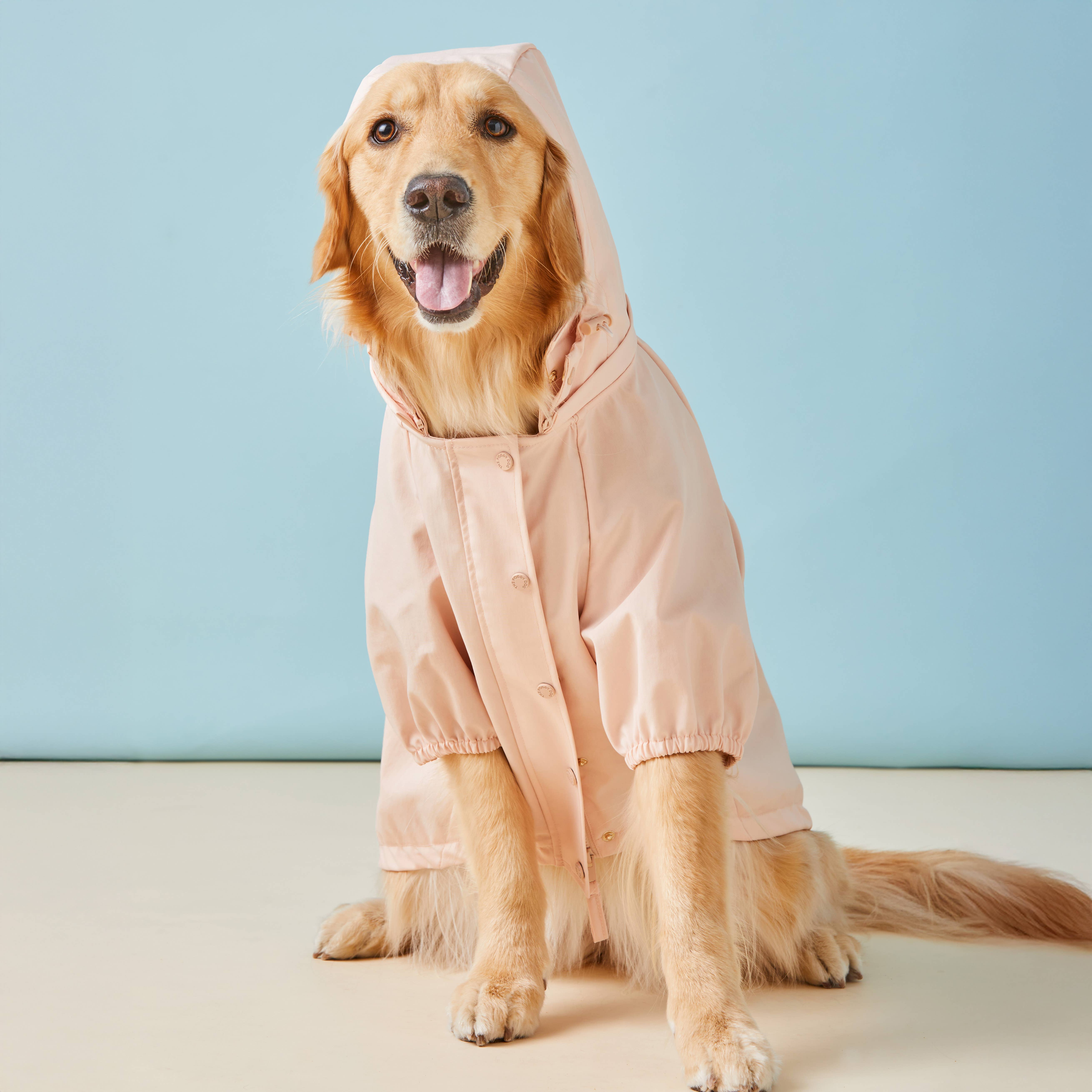The Foggy Dog - Wholesale Pet Raincoat - Dog - Petal Pink Dog Raincoat7