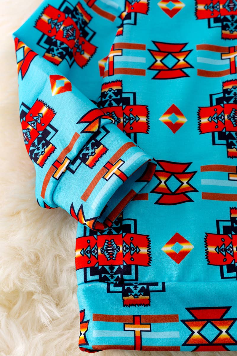 Kids Charm Online - Wholesale Sweatshirt - Kids -  BOYS AZTEC PULLOVER SWEATSHIRT. TPB40218 SOL2