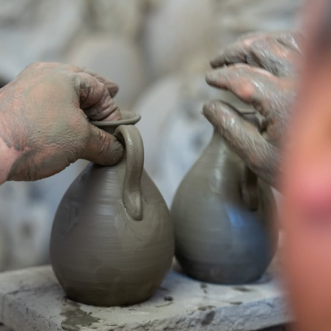 SALA CAFFE CO - Wholesale Olive Oil - 100ml Handcrafted EVOO Ceramic Jug — Dust Colour3