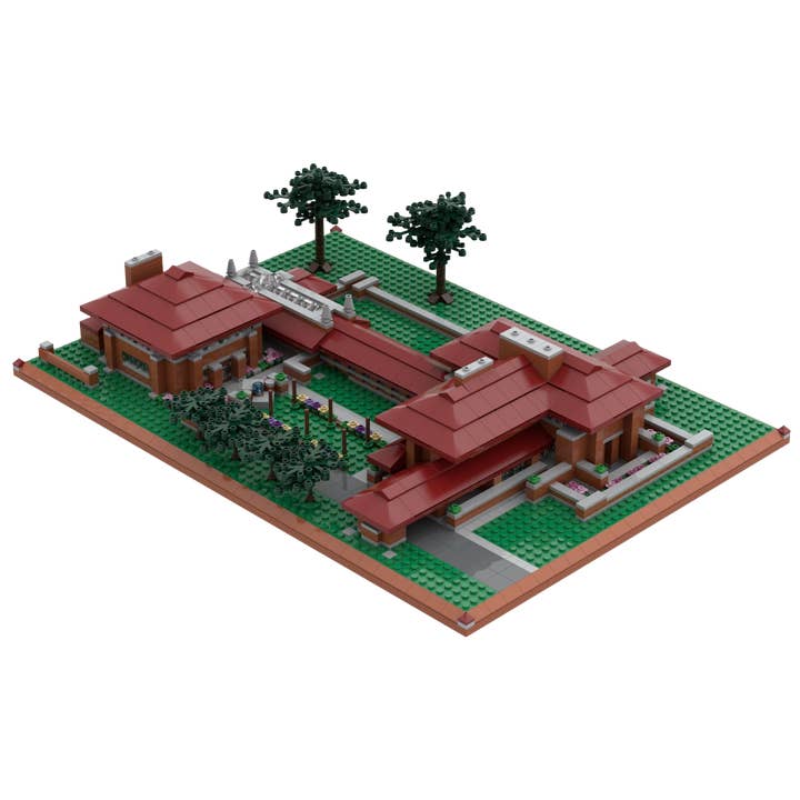 The Atom Brick - Venta al por mayor Juegos de construcción - Niños - El ladrillo atómico La casa de Frank Lloyd Wright y Darwin D. Martin