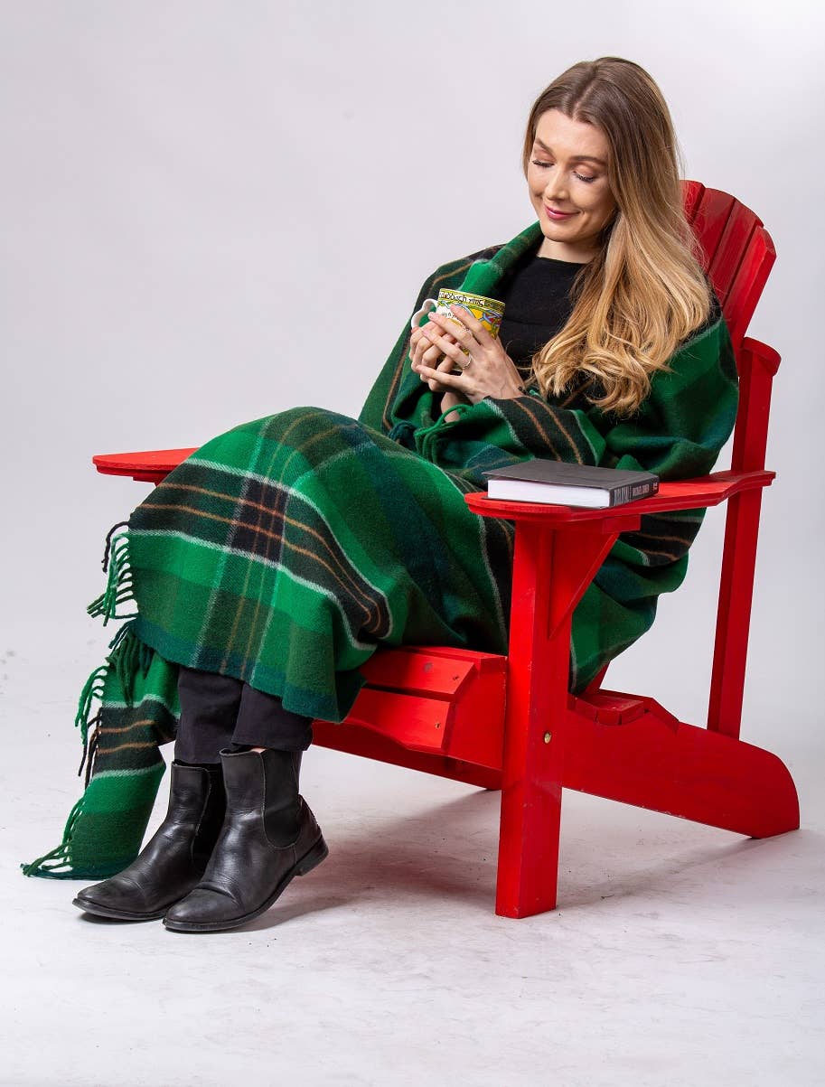 Patrick King Woollen Company - Vente Plaids - Spirit of Ireland Couverture Deluxe Highland2