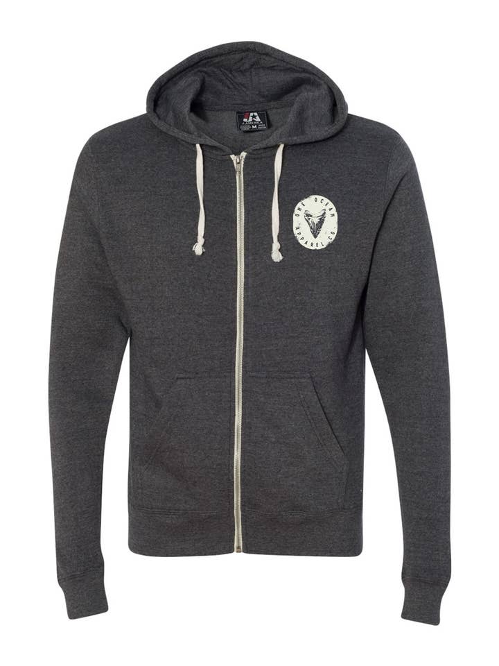 One Ocean Apparel Co.. - Wholesale Hoodie - Unisex - Respect the Locals Zip Hoodie1