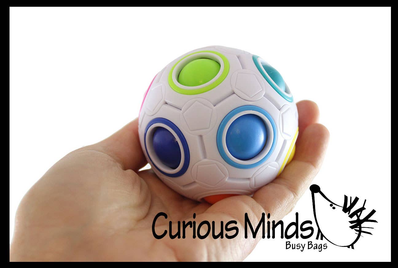 Curious Minds Toys – Engroshandel Puslespil - Børn – 1 Duncan Farve Puzzle Ball - Farveskift Puzzle Multi-Color2