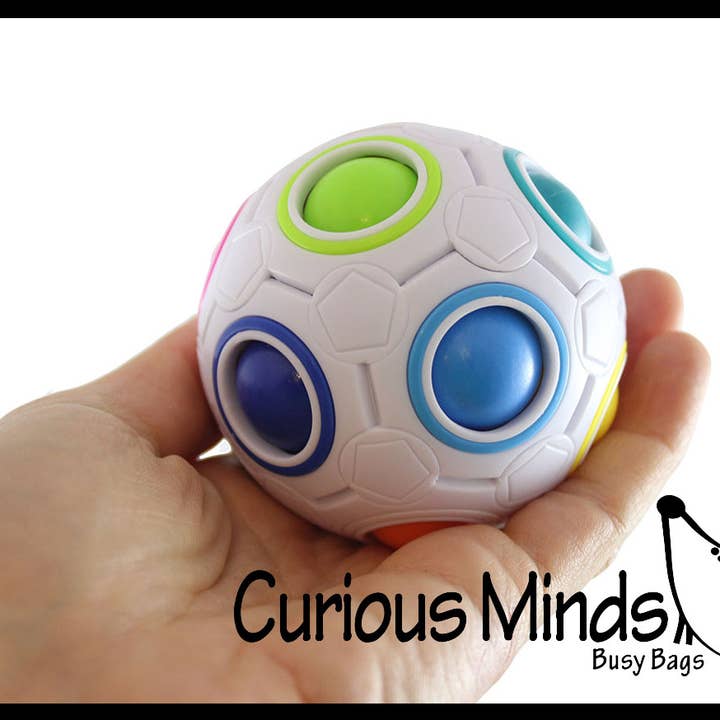 Curious Minds Toys – Engroshandel Puslespil - Børn – 1 Duncan Farve Puzzle Ball - Farveskift Puzzle Multi-Color2