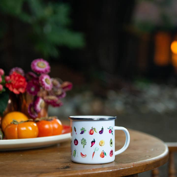 The Forest Feast - Wholesale Coffee Mug - Forest Feast Enamel Mug4