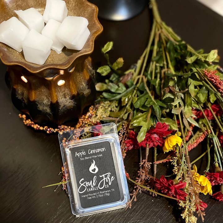 Apple Cinnamon Wax Melt for wholesale by Soul Fire Candle Company