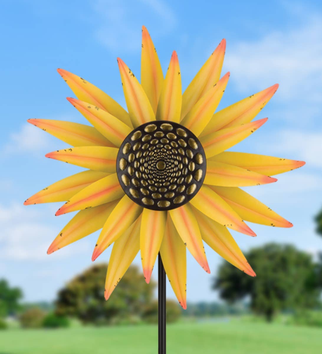 Regal Art & Gift - Wholesale Wind Spinner - 26" Wind Spinner - Sunflower2