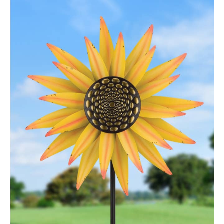 Regal Art & Gift - Wholesale Wind Spinner - 26" Wind Spinner - Sunflower2
