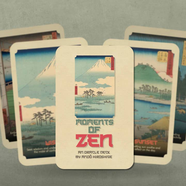 Ibiza Tarot USA - Vente Cartes de tarot - Moments of Zen : Un deck Oracle d'Andō Hiroshige10