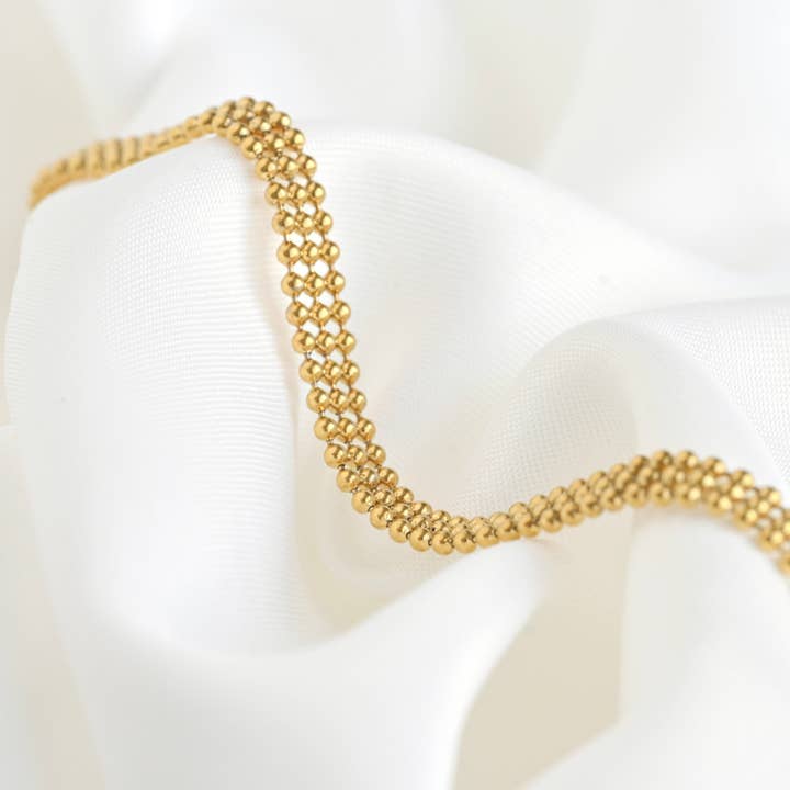Blueyejewelry - Wholesale Link & Chain Bracelet - 18k Gold Bracelets - Gold Beaded, Paperclip, Tennis Bracelet