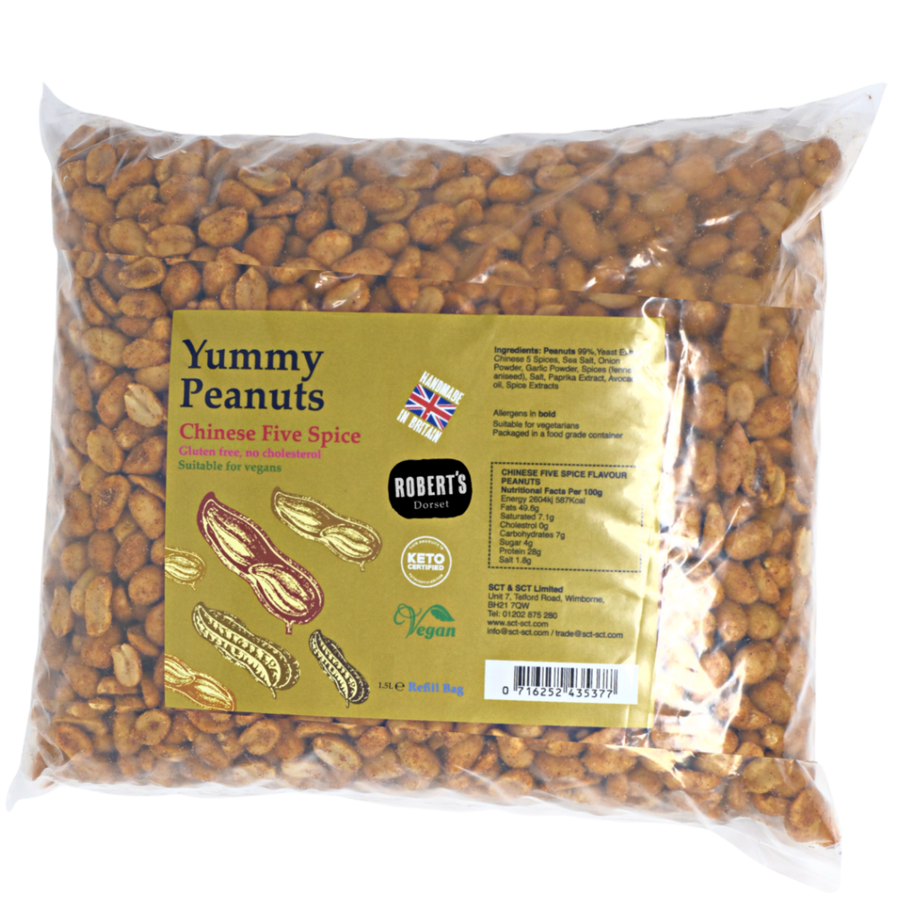 Robert’s Dorset – wholesale Nuts – Yummy Peanuts 1Kg Refill Bags 0