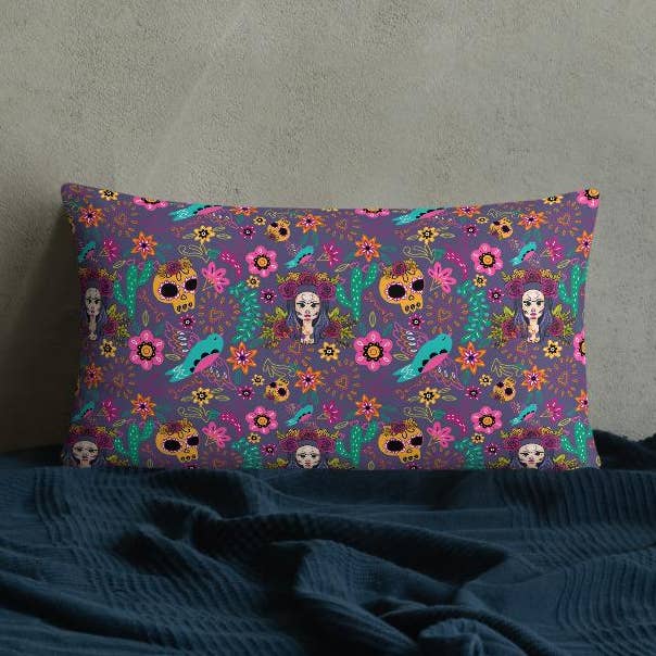 Frida Kahlo Day of the Dead Cushion for wholesale by Cushion Covers Store