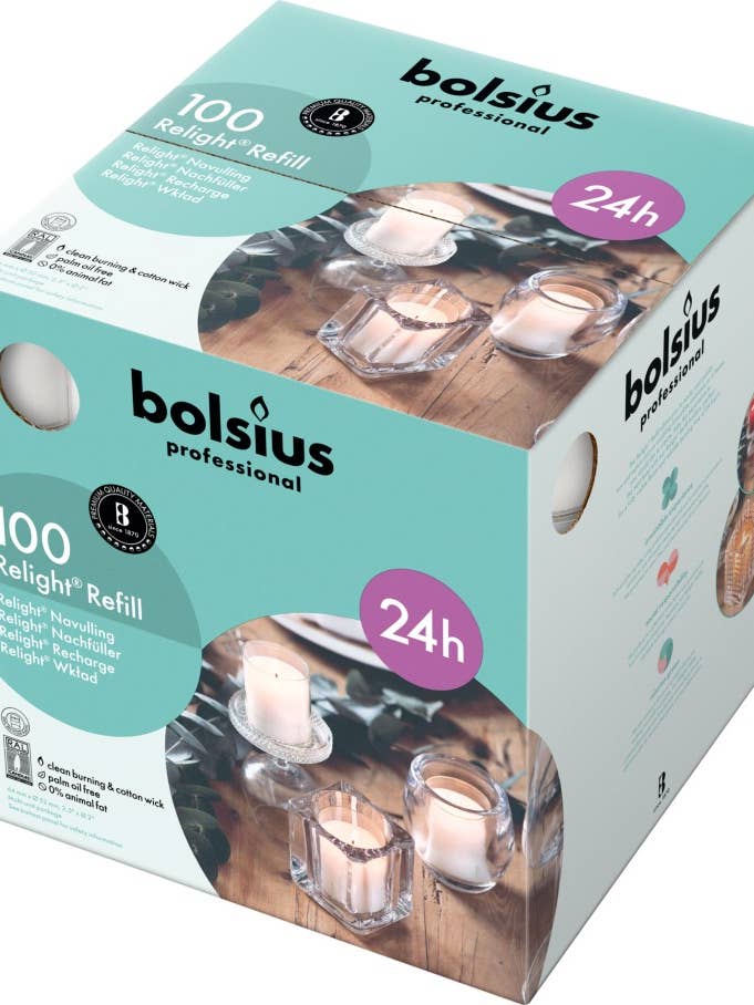 Horeca Relight® Navullingen 64/52 Doos 100 Transparant voor wholesale door Sfeerpunt