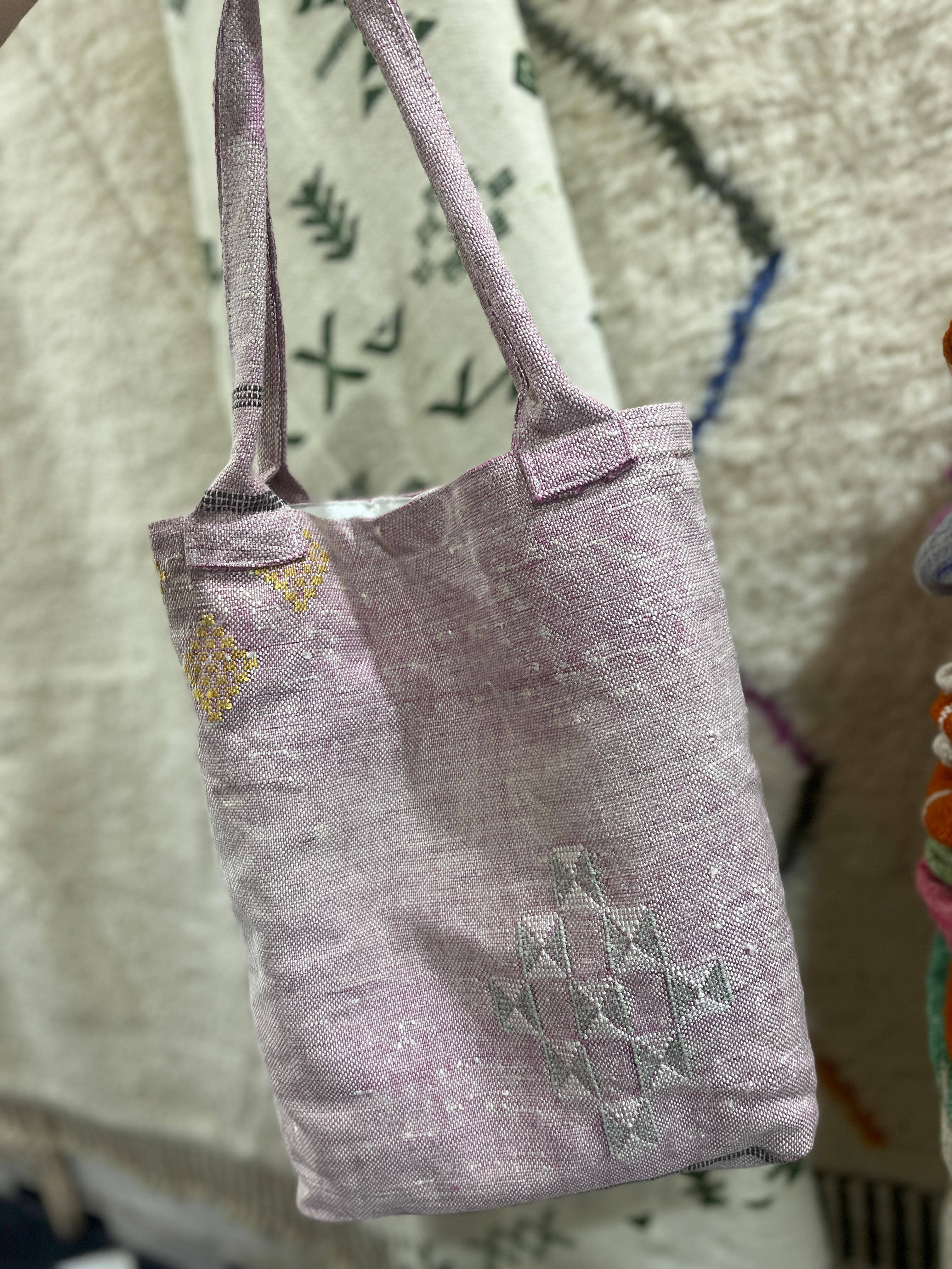 High crafty – wholesale Tote bag – Women's – Handmade Cactus Silk Sabra Embroidered Tote Bag (45x45 cm)1