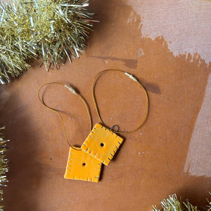 ROB Ceramics - Wholesale Ornament - Cheez It Ornament 5