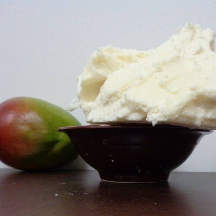 Purevine Products - Wholesale Body Balm/Butter - Raw Mango Butter Unrefined Organic Natural 100% Pure Premium Quality - Choose Size 2 Oz. To 50 Lbs.