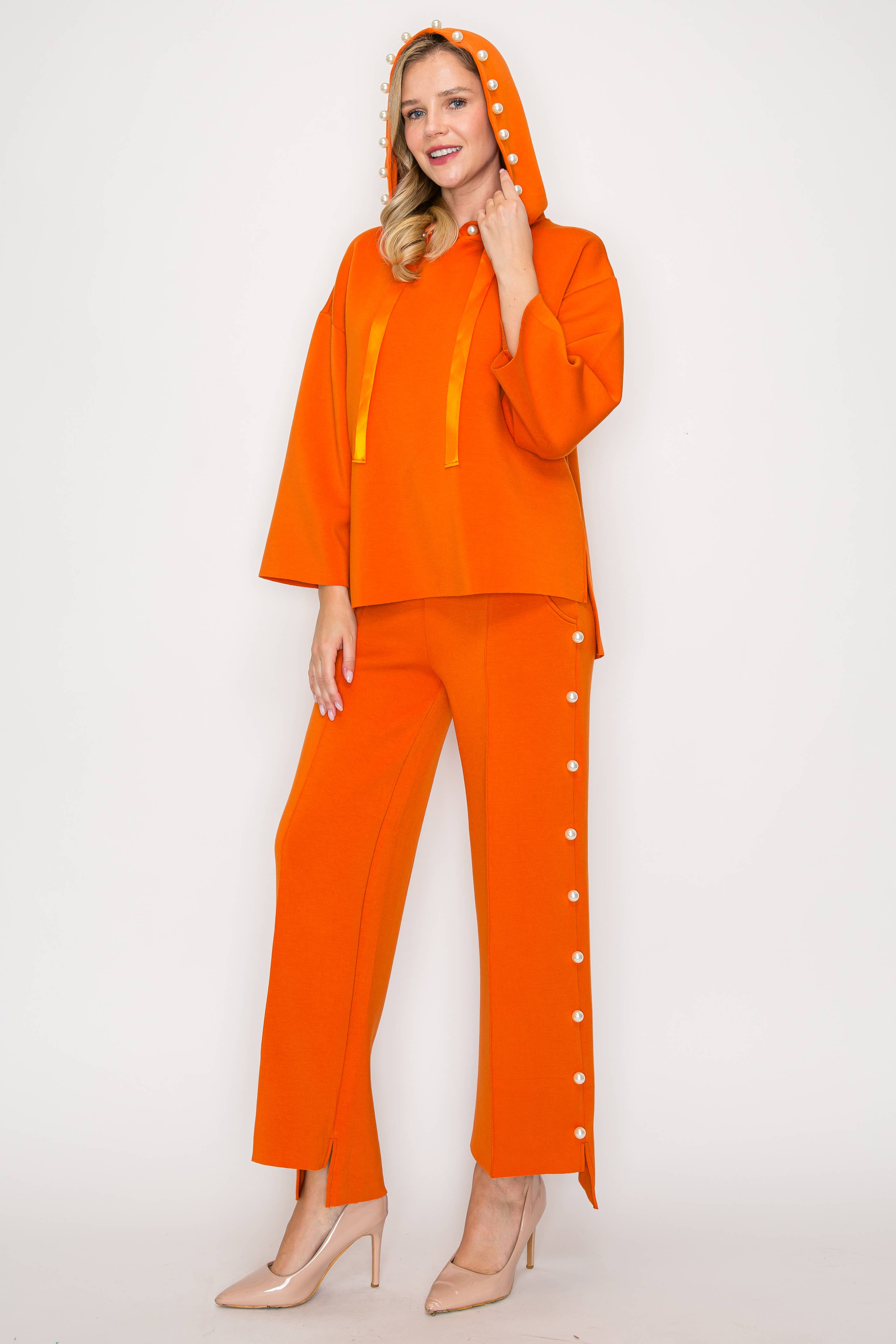 Joh Apparel – Großhandel Hose – Damen – Farrah French Scuba Pearl Lange Hose41