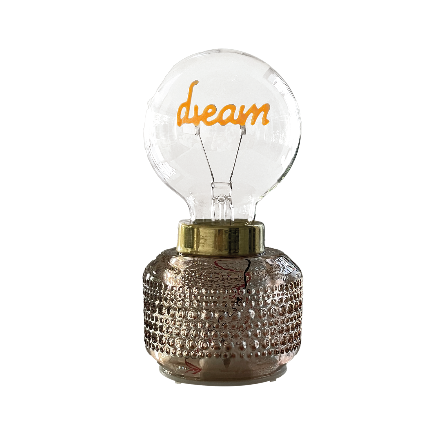 Opjet Paris - Wholesale Accent/Desk Lamp - Vaness dream champagne LED decoration with batteries D8.4 H15.8cm0