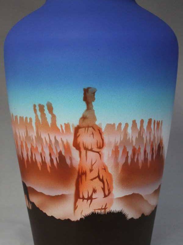 BC096 Bryce Canyon 8 x 14 Vase for wholesale by Cedar Mesa Pottery