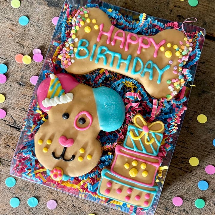 GIFT BOX for PAWTY Pooch Dog Treat for wholesale by YumYum4DOGS