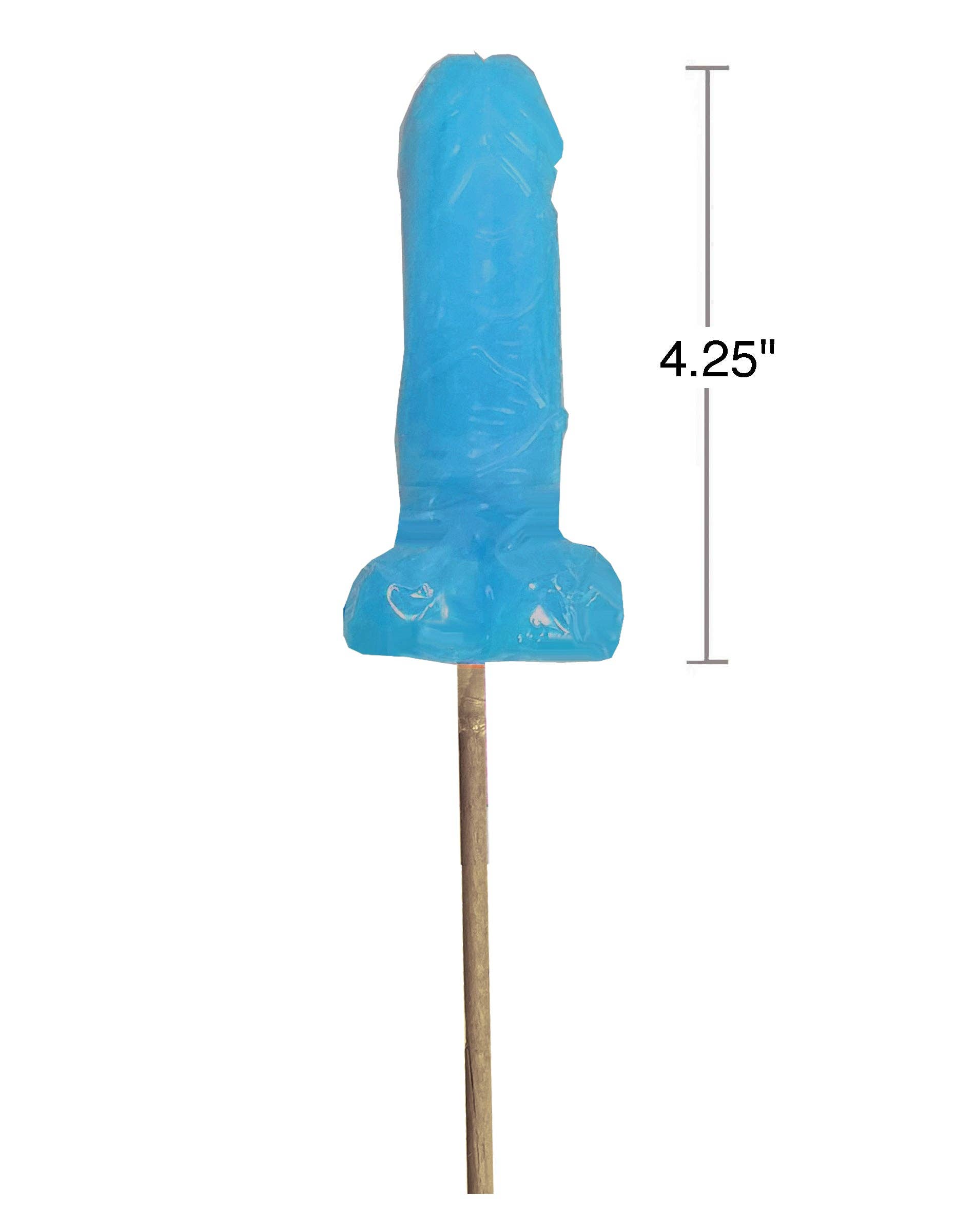 Little Genie Productions - Vente Sucettes - COCKtails - Sucette Pénis Inspirée de Cocktail - Framboise Bleue Adios Mother F*cker 🫐4